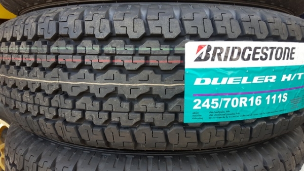 ยางใหม่245/70/16 ปี 16 BRIDGESTONE DUELER HT689 1เส้น/4,650