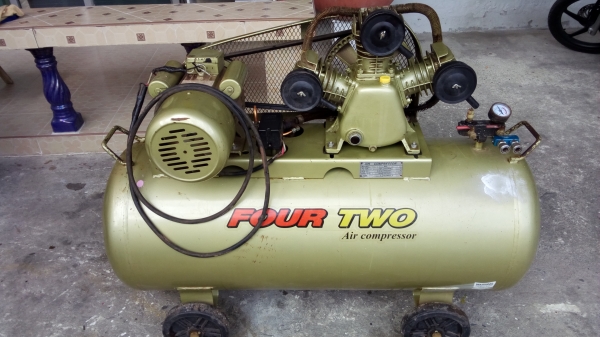 ปั้มลม180ลิตรไฟ220มอเตอร์4แรงพร้อมใช้