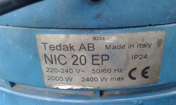 เครืองดูดฝุ่นอิตาลีตัวใหญ่