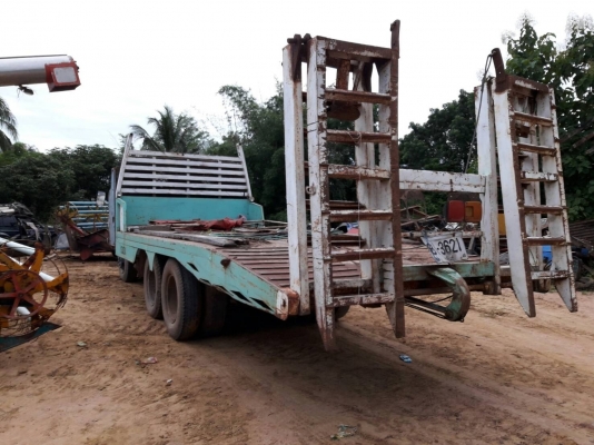 ขาย163.000 บาท 10ล้อเทรนเลอร์หัวยาว กระบะเหล็ก บรรไดไฮโดรลิค เครื่องดี145แรง สภาพพร้อมใช้งาน