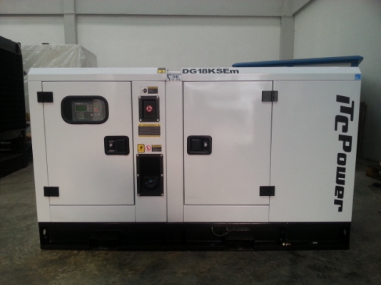 เครื่องปั่นไฟ 18KVA/18KW 1เฟส รับประกันสินค้า 1ปี มีสินค้าพร้อมส่ง