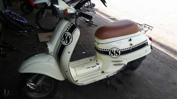 ขายรถป๊อบ มินิเวสป้า รถขับดี ขี่ง่าย สตาร์ทมือ ราคาเบาๆ