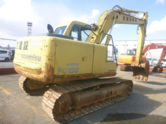 ขายรถขุด PC120-6 ตัวแรก สภาพสวยๆ รถเก่าญี่ปุ่น  ซีเรียลต้น เครื่องKomatsu ราคา 1,100,000