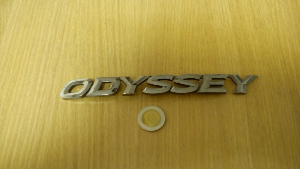 เพลทโลโก้ โอเดสซี่ ODYSSEY รมดำ เพลทโลโก้ โอเดสซี่ ODYSSEY รมดำ