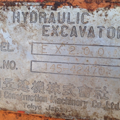 ขายรถแบคโฮ Hitachi EX 200-1 มี2คัน เครื่องเดิมพึ่งฟิตมาใหม่ ปั้มเดิม รถใช้งานปกติ
