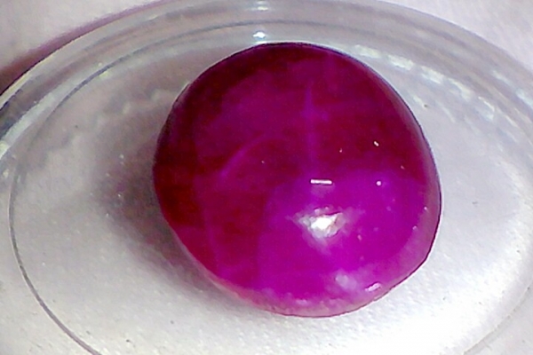 พลอยดิบทับทิมแท้ เนื้อชมพูแดง  เจียกองข้าว