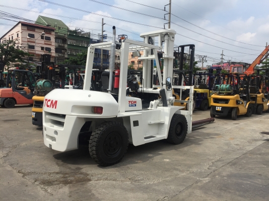 รถยก TCMFD70 น้ำหนักยก 7 ตัน เสาสูง 4 เมตร เครื่องดีเซล เกียร์ออโต้ รุ่นใหม่ล่าสุด รถใช้งานมาน้อย