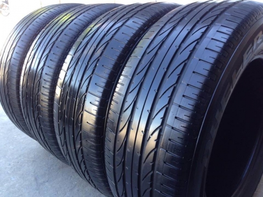 ยาง Bridgstone 265-60-18 made in japan ปี 14 ครบชุด 4 เส้น 7500  สภาพสวยๆไม่บวมไม่กินข้าง ดอกยางเหลือเยอะเอาไปวิ่งกันใด้อีกยาวค่ะ