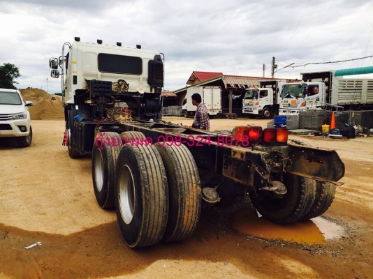 ขายหัวแชสซีสิบล้อ HINO 500 เครื่อง 344 แรง ปลายปี 56 ไมล์แสนต้น แชสซีสวยพร้อมใช้งาน