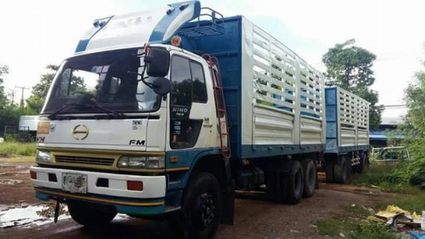 ขาย 965,000 HINO FM1M วางเครื่อง P11c.320 แรง 2 เพลา แม่ลูกไม่ดั้มรถอยู่พิจิตร แม่ลูกกะบะยาว 6.20 ม. 090-772-3710 090-772-3708
