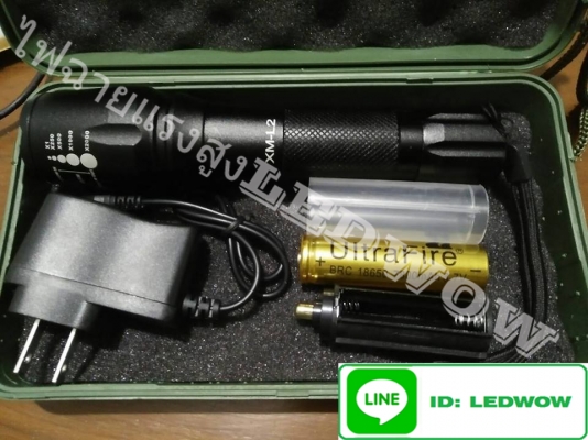 ขายไฟฉายแรงสูง LED  XML2 สำหรับตกปลาและเดินป่า