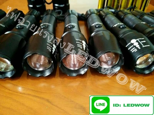 ขายไฟฉายแรงสูง LED  XML2 สำหรับตกปลาและเดินป่า