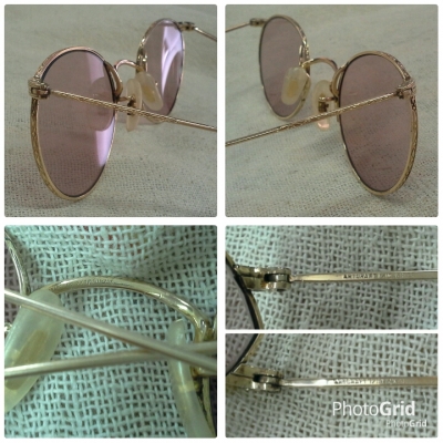 แว่นตาอเมริกันโกลด์ฟิลด์โบราณ  Antique ARTCRAFT handmade in USA 12K