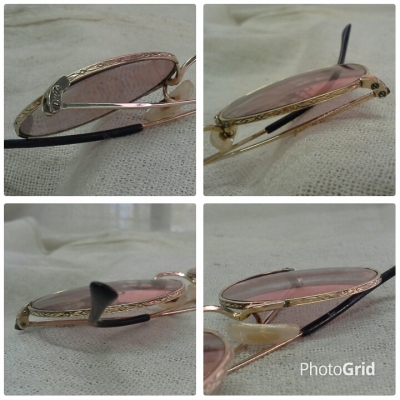 แว่นตาอเมริกันโกลด์ฟิลด์โบราณ  Antique ARTCRAFT handmade in USA 12K
