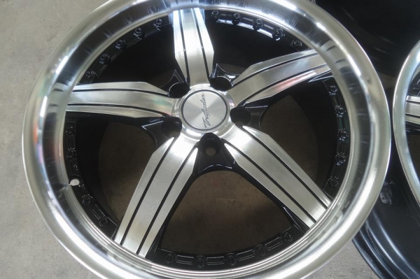 17x7.5 ET38 5/100 4วง 6900บาท สีใหม่ ไร้ซ่อม ขอบหนา ฝาครบ