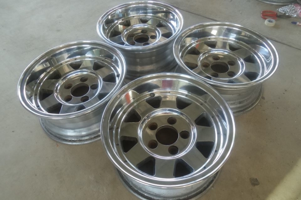 ES 14x6 ET-27 5/114 ขอบหนา ปัดเงาใหม่ ไร้ซ่อม ชุด4900บาท