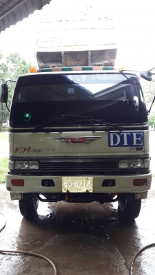 ขายรถบรรทุก HINO 3M เครื่องเดิม 240 แรง ปี 40 กระบะดัมพ์สามมิตร พร้อมใช้งาน ทะเบียนพร้อม