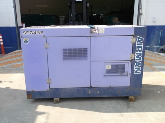 เครื่องปั่นไฟ AIRMAN SDG45S นำเข้าจากญี่ปุ่นไม่เคยใช้งานในไทย