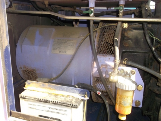 เครื่องปั่นไฟ AIRMAN SDG45S นำเข้าจากญี่ปุ่นไม่เคยใช้งานในไทย