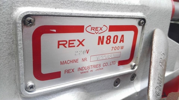** SOLD ** เครื่องต้าปเกลียว REX Made in JAPAN ต้าป 0.5"- 3" สภาพพริตตี้ซีนอลออพชั่นครบๆเงาๆทดลองสัมผัสได้!!