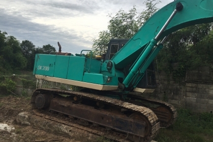 KOBELCO200- SK07 MACKII ตัวเดินใหญ่ ซื้อเก่านอกมา เจ้าของขายเอง
