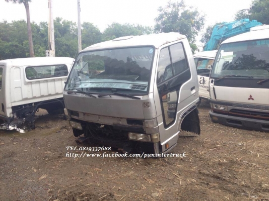 FROM JAPAN หัวเก๋งรถบรรทุก6ล้อกลาง CABIN ISUZU NPR66P/หัวปิ๊บ*(รุ่นยกหัวได้/มีแหนบ/มีคัสซี) ราคาเพียง 62,000 บาท