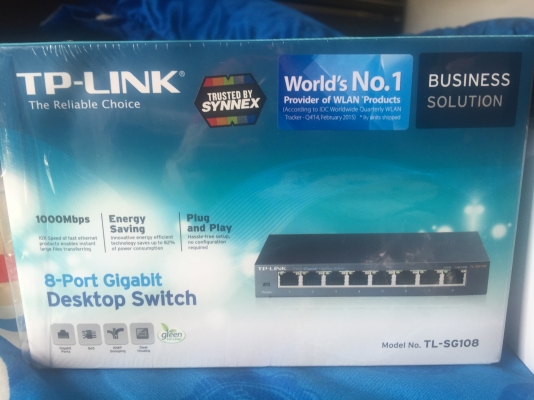 ขายสวิทชิ่ง 8พอท TP-LINK  ของใหม่ขายมือ2ครับ