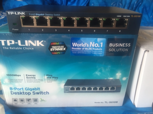 ขายสวิทชิ่ง 8พอท TP-LINK  ของใหม่ขายมือ2ครับ