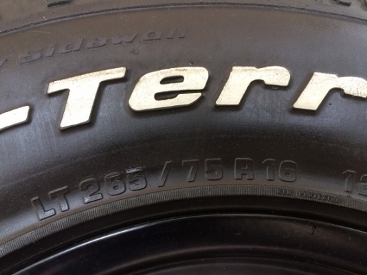 ขายล้อแม็ก PIAA ขอบ 16 พร้อมยาง BF 265 75 ปี12 ครับ