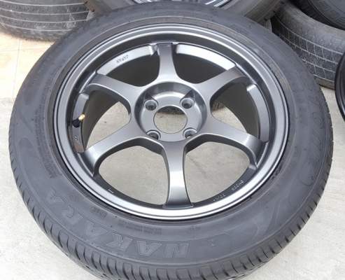 ขายล้อSSR ขอบ15 4รู100 หน้า7 ET38 พร้อมยาง 4 ล้อ