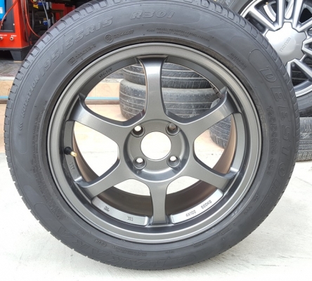 ขายล้อSSR ขอบ15 4รู100 หน้า7 ET38 พร้อมยาง 4 ล้อ