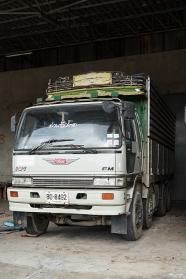 ขายรถสิบล้อพ่วง(ดั้มพ์แม่+ลูก) HINO 3M เครื่องเดิม 240 แรง