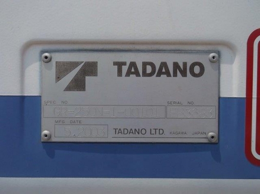 ขาย TADANO GR-250N-1 นำเข้าญี่ปุ่น ไม่เคยใช้งานในไทย