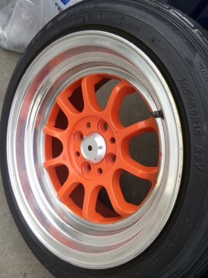 xxr 15 กว้าง 8 ออฟ 20 สภาพดี พร้อมยางฟอเก้น