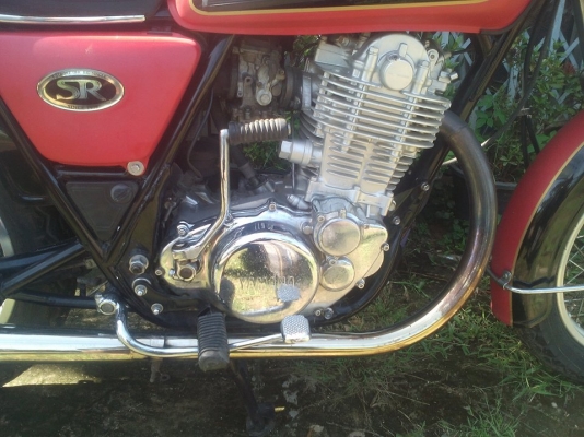 SR-400 คาบูลูกชัก ยางหน้าหลังเหลือ โซ่สะเตอร์เหลือ สีสวยๆเครื่องดีสดๆ เอกสาร อินวอย สรรพสามิตร (แท้ตัวจริง)