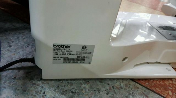 ขายจักรปัก รุ่นยอดนิยม brother pe-770