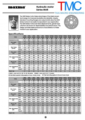 มอเตอร์ไฮโดรลิค MAXMA MARN 125 CD(26mm.)เพลาลิ่ม(25mm) มอเตอร์ไฮโดรลิค MAXMA MARN 125 CD(26mm.)เพลาลิ่ม(25mm)