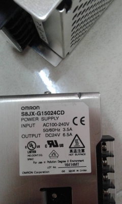 POWER SUPPLY omron 24 V. 6.5 A. ของใหม่คับ