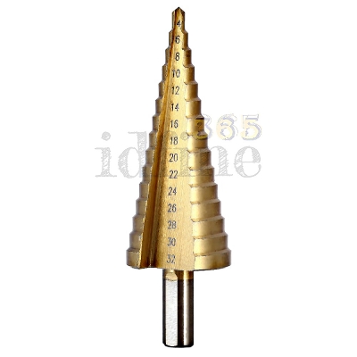 Step Drill ชุดดอกเจาะคว้านรู 4-32 mm High Speed Steel ชุบไทเทเนียม คุณภาพดี ราคาถูกใจ ส่งฟรีลงทะเบียน
