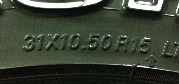 ยาง 31-10.50-15 YOKOHAMA ยาง 31-10.50-15 YOKOHAMA