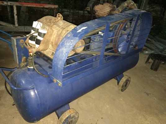 ขาย !! ปั้มลมพูม่า3แรง220v.มอเตอร์โตชิบ้า พร้อมใช้งาน