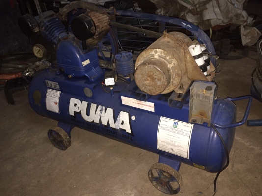 ขาย !! ปั้มลมพูม่า3แรง220v.มอเตอร์โตชิบ้า พร้อมใช้งาน