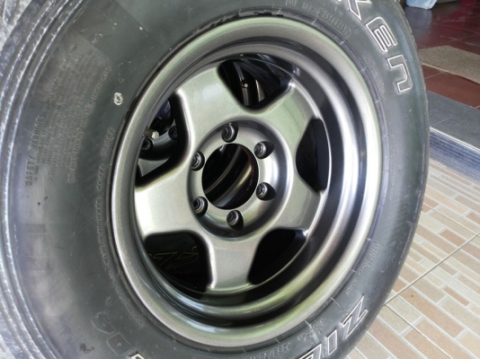 แม็กพร้อมยาง ล้อลาย Bradley 6 รู 139.7 ขอบ16x8 ยาง falken 265-70-16