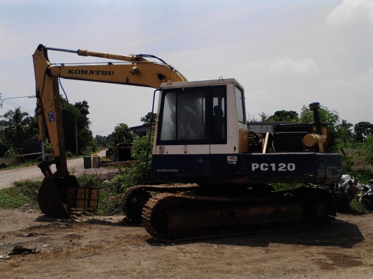 ขายด่วนแม็คโคร โคมัสสุPC120-3 บูมอามพิเศษเครื่องISUZU6BBเทอร์โบ เอวดีพร้อมใช้เล่มเอกสารทะเบียนครบ