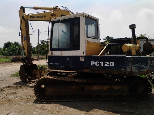 ขายด่วนแม็คโคร โคมัสสุPC120-3 บูมอามพิเศษเครื่องISUZU6BBเทอร์โบ เอวดีพร้อมใช้เล่มเอกสารทะเบียนครบ