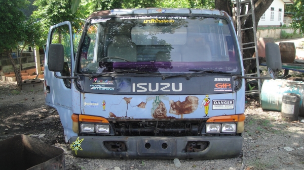 หัว ISUZU NPR หัวการ์ตูน ของครบ ขาหน้า-หลัง กันชน เดิมๆ ราคาถูก