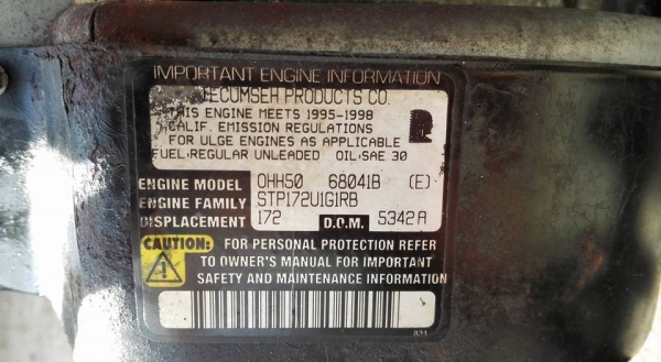 ** Sold ** โบวเวอร์ระบายอากาศ TEMPEST Made in USA ใช้เครื่องยนต์เบนซิน 5 HP รุ่นไม่ง้อไฟหิ้วน้ำมันไปคือจบ!!