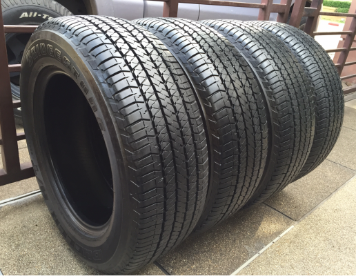 ยาง Bridgestone 255 60 18 ดอกเต็ม พร้อมใช้งาน ราคาไม่แพง