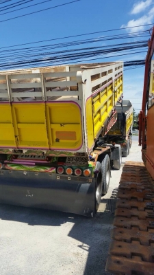 ขายรถพ่วงดัมพ์ Hino 500 เครื่อง 344 แรง ปี 54 กระบะดัมพ์อู่ซีทีทรัค ลูก 3 เพลาแท้ ยาง 80\% รถพร้อมใช้งาน