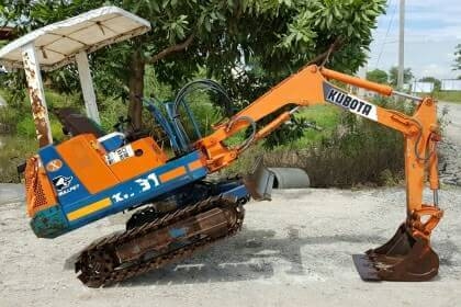 ขายด่วนรถแบคโฮKUBOTAคูโบต้าKH31ครื่องดีปั่มแรงรถนอกเพิ่งนำเข้ามาใหม่ยังไม่เคยใช้งานในเมืองไทยเลย